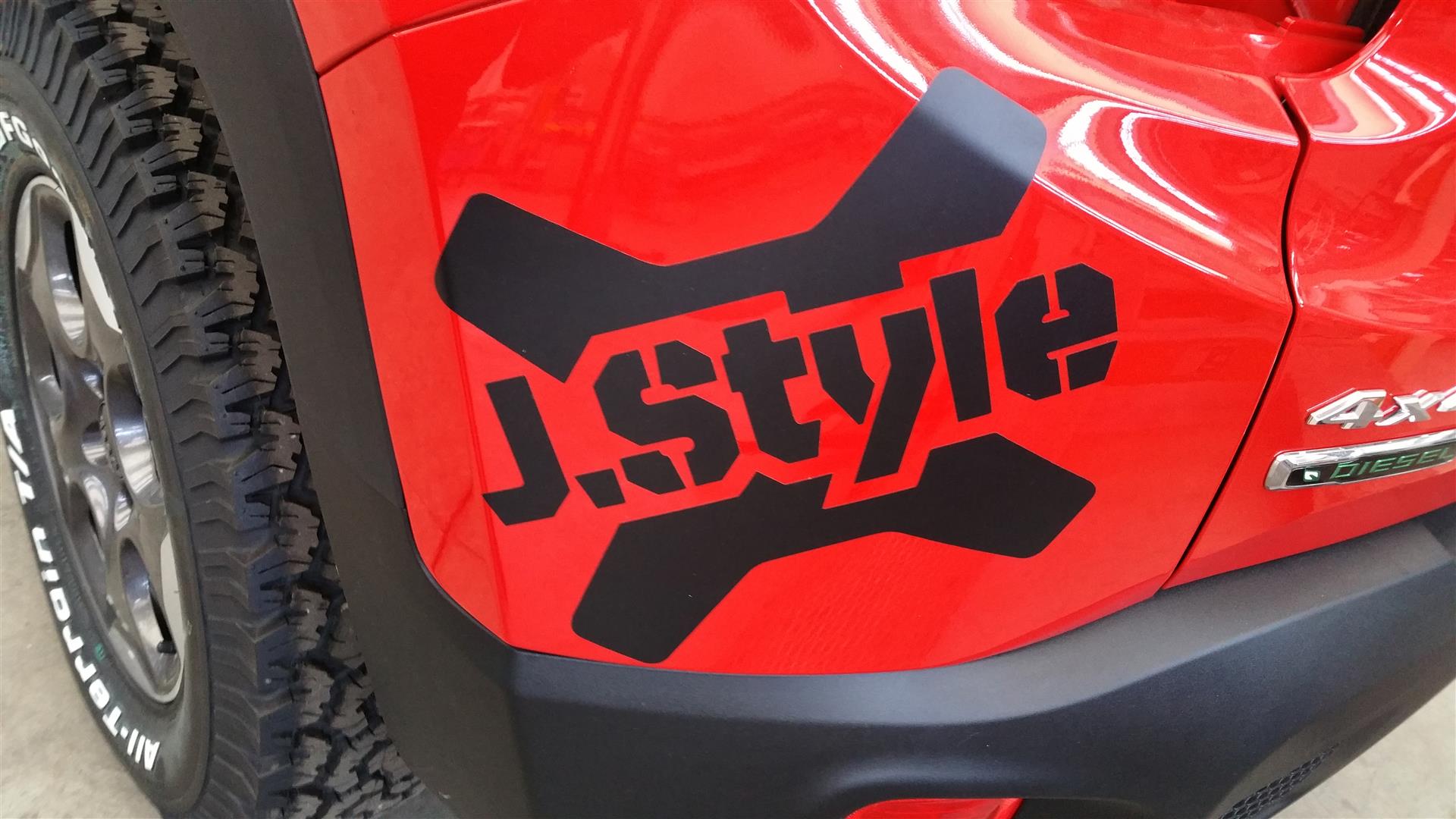 Kit Adesivi Per Jeep Renegade J Style Zmode